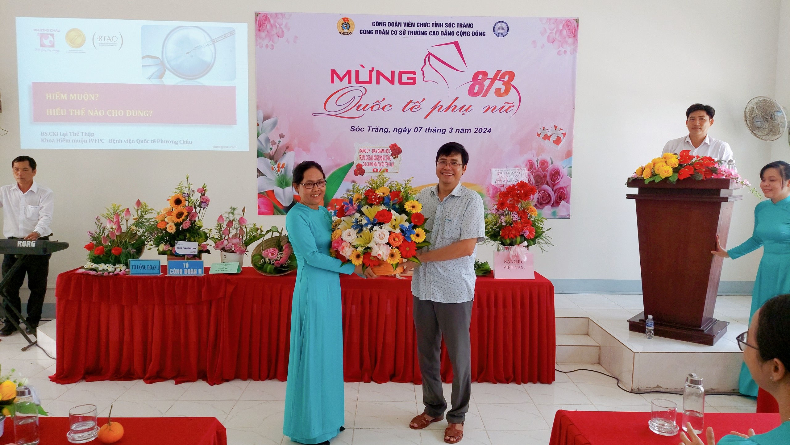 Công đoàn Trường với các hoạt động chào mừng ngày Quốc tế phụ nữ 8/3